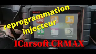 Reprogrammation injecteur avec la valise Icarsoft CRmax