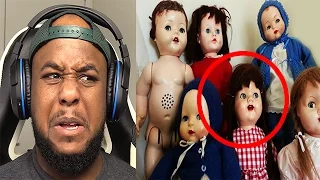 5 HAUNTED DOLLS CAUGHT ON CAMERA! (TRY NOT TO GET SCARED CHALLENGE)