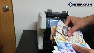 Maquina contadora de billetes MCB-7000 Detección de Billetes Falsos www.sortercash.com