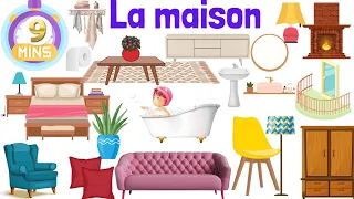 Apprendre le vocabulaire de la maison 🏠 en français.