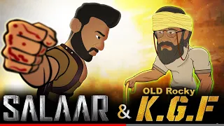 Salaar Joins Rocky in KGF Universe || Salaar Movie Animated Spoof || Cartoon Smash