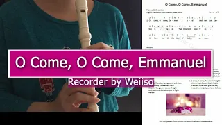 O Come, O Come, Emmanuel - Christmas and Advent Music with Recorder - Relaxing Music