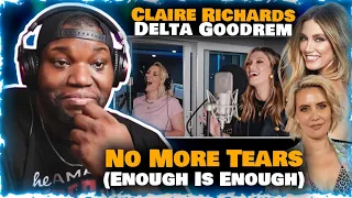 Claire Richards with Delta Goodrem - No More Tears (Enough Is Enough) | Reaction