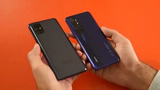 Сравнение Samsung Galaxy M51 и Xiaomi Mi Note 10 Lite / Арстайл /