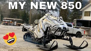 Taking DELIVERY of my BRAND NEW 2019 Polaris 850 Patriot!! *FIRST IMPRESSIONS*