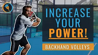 How to ATTACK Backhand Volleys!! Padel Technique