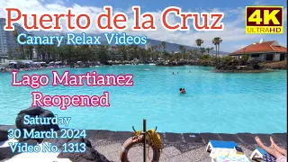 Tenerife 🏝️ Puerto de la Cruz Lago Martianez Reopened