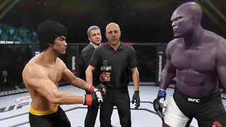 Bruce Lee vs. Thanos (EA Sports UFC 2) - CPU vs. CPU - Crazy UFC 👊🤪