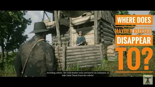 [New] ALL Captain Hayden Russell Dialogue - NEW MYSTERY - Where Does He Go? Red Dead Redemption 2