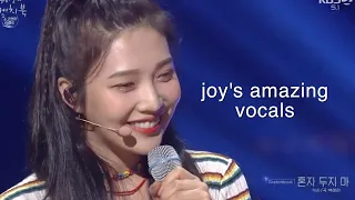 joy's amazing vocals