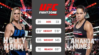 Amanda Nunes Vs Holly Holm Full Fight Video