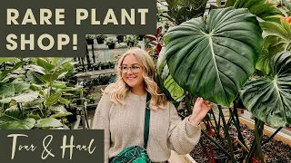 Exciting Rare Houseplant Shop Tour & Plant Haul! | Uncommon Plants | Down to Earth Garden Center