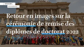 Retour en images sur la cérémonie de remise des diplômes de doctorat du 23 juin 2023