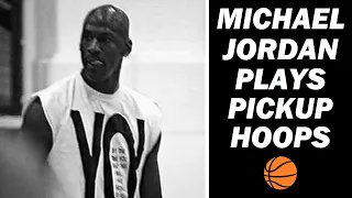 MICHAEL JORDAN - Pickup Game Raw Footage - January 5, 1994