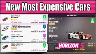 Porsche Mission R, Porsche 935 New Most Expensive Cars in Auction House in Forza Horizon 5