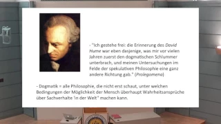 Erkenntnistheorie 6   Immanuel Kant