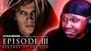 FIRST WATCHING *STAR WARS REVENGE OF THE SITH* And IT BROKE ME!!