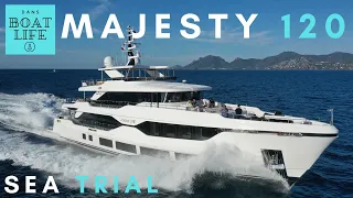 Gulf Craft Majesty 120 - Sea Trial and Captain's interview