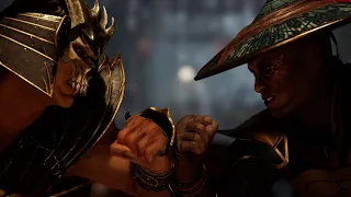 Decption shao kahn vs Titan dark raiden (MK1 invasions)