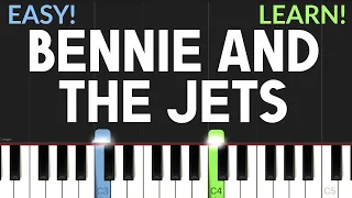 Bennie And The Jets - Elton John | EASY Piano Tutorial