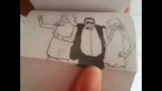 PSY - Gangnam Style FLIPBOOK Video Animation EPIC!