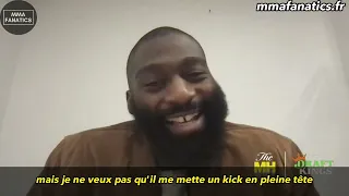 Cédric Doumbé chez Ariel Helwani après sa défaite contre Baki (traduction française)