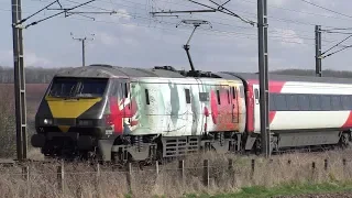 Express trains on Gamston Bank