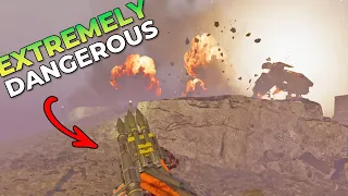 The Airburst Rocket Launchers' AoE Is MASSIVE (Helldive Difficulty, Solo)