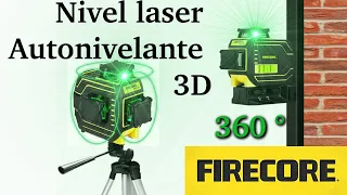 Nivel laser Firecore Autonivelante 3D 3X360 °