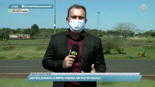 27/08 Jair Bolsonaro lança pedra fundamental das obras de duplicação da BR 469