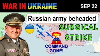 22 Sep: Nice! Ukrainians LIQUIDATE TOP COMMANDERS OF THE RUSSIAN NAVY | War in Ukraine Explained