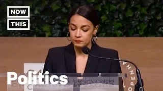 Alexandria Ocasio-Cortez Takes Green New Deal Global in Passionate Speech | NowThis
