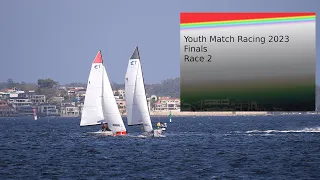 Exciting Match Race Action - at the Australian Youth Championships Finals.