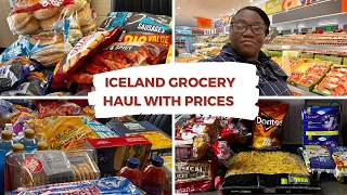 ICELAND GROCERY HAUL & PRICES - FAMILY OF 6