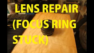 Canon Lens Repair 35mm F/2 (Focus Ring Jammed)