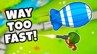 Only 1 Tower to BEAT a 500% Speed MOAB in BTD6!