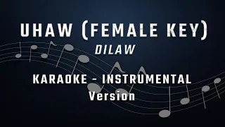 UHAW - FEMALE KEY - FULL BAND KARAOKE - INSTRUMENTAL - DILAW