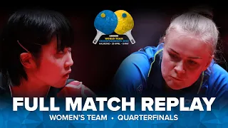 FULL MATCH | HIRANO Miu (JPN) vs GAPONOVA Ganna (UKR) | WT QF | #ITTFWorlds2018