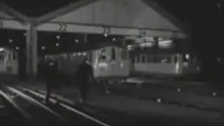 Vintage railway film - Under night streets - 1958