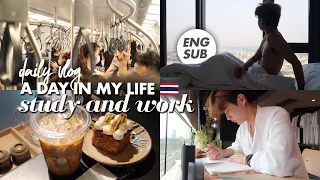 🇹🇭🏠 A DAY IN MY LIFE MORNING ROUTINE + WORK + GO TO THAI LANGUAGE SCHOOL | STUDY WITH ME DAILY VLOG