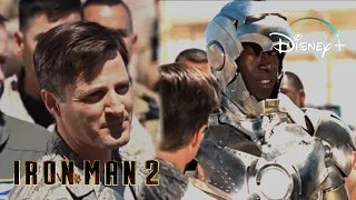Iron-Man 2 | Air Force Base - Rhodey Mark 2 Scene | Disney+ [2010]