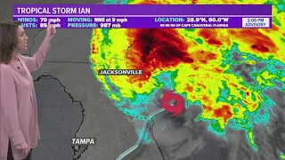 Hurricane Ian leaves trail of devastation through Florida, downgraded to tropical storm