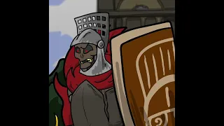 This Balder Knight has a stair-ing problem (animation, son!)