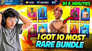 I Got All Rare Old Bundles In 40 Diamonds Crates😍💎 || Luckiest Person In Garena Free Fire