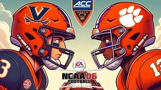 NCAA Football 06 | Virginia vs #13 Clemson | Week 8 ACC Showdown