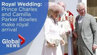 Royal Wedding: Prince Charles, Camilla Parker Bowles arrive at St George's Chapel