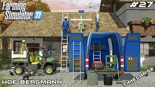 Installing JOHN DEERE RTK STATION on the HOUSE | Hof Bergmann | Farming Simulator 22 | Episode 27