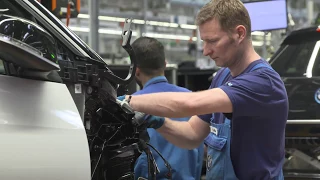 Final assembly BMW i3 and BMWi3s at BMW Group Plant Leipzig