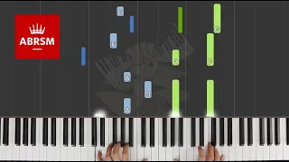 Moonbeams / ABRSM Piano Grade 4 2021 & 2022, B:1 / Synthesia Piano tutorial