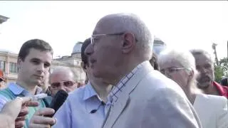 Интервью С.Кургиняна после митинга 30.06.2012 в Ленинграде